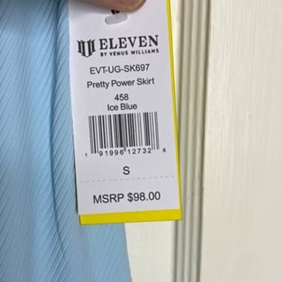 Eleven Women`s Pretty Power Tennis Skort Ice Blue small. Short liner has pockets - Picture 3 of 5